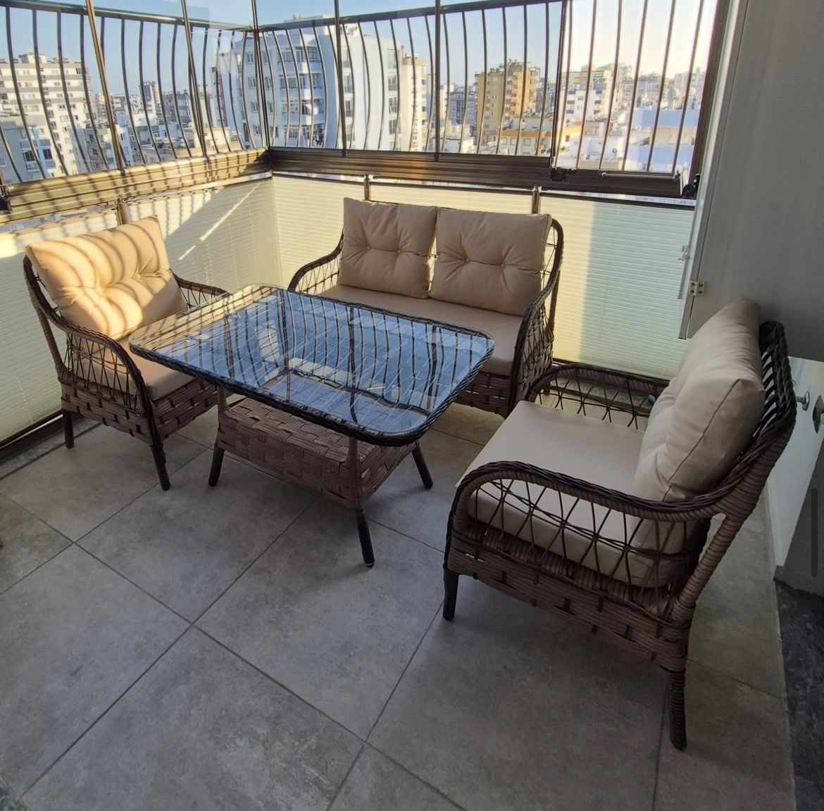 SUNNY RATTAN ÇAY SETİ