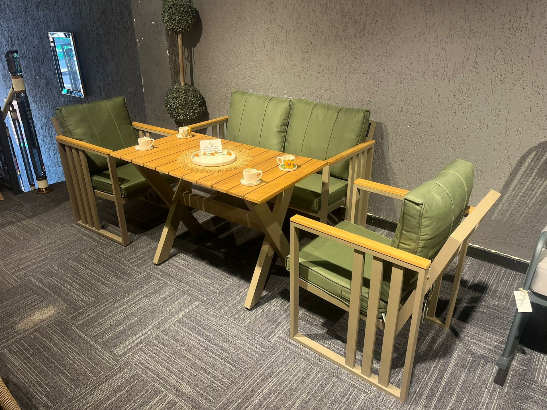 LİNA ALÜMİNYUM ÇAY SETİ