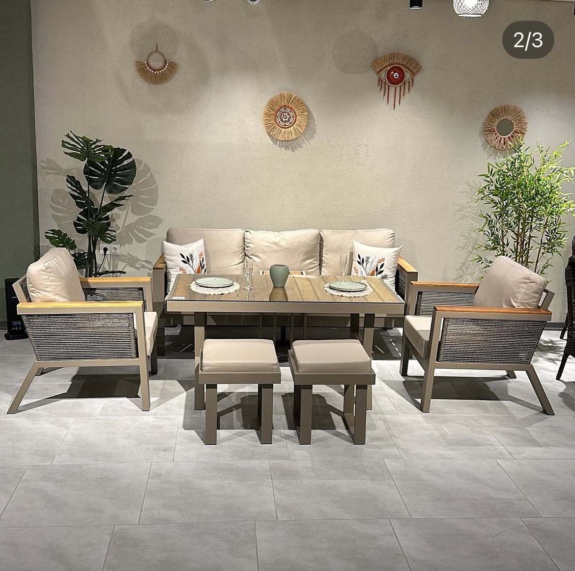 BELLA ALÜMİNYUM OTURMA SETİ